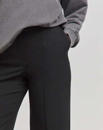 Wide Leg Tailored Workwear Trousers