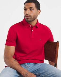 Tommy Hilfiger Short Sleeve 1985 Polo - Red