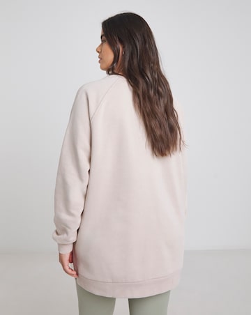 Simply Be Oatmeal Raglan Sleeve Sweatshirt