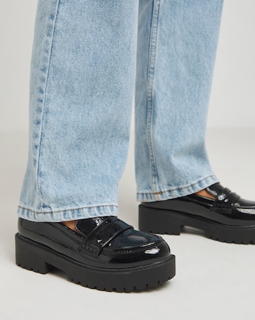 Dallas Chunky Penny Loafer Extra Wide EEE Fit