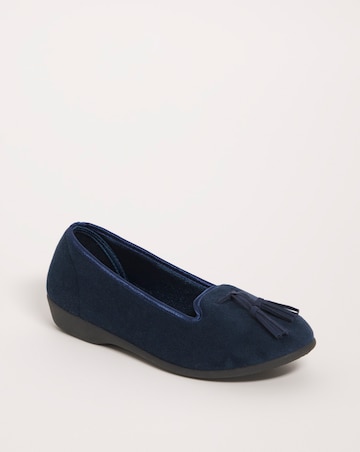 Tassle Slipper - Extra Wide Fit (EEE)