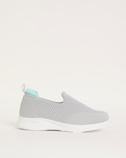 Cushion Walk Arch Support Slip On Trainers E Fit