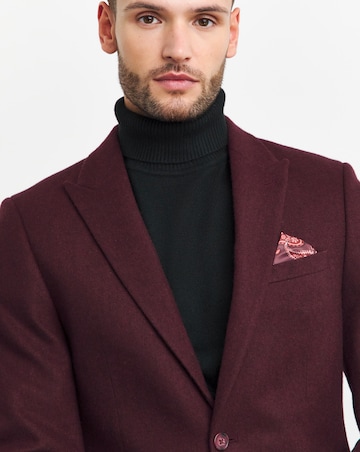 Wool Blend Regular Fit Suit Jacket