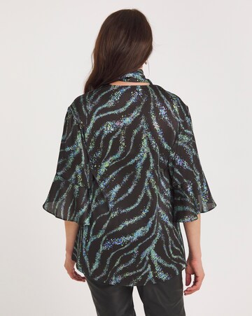 Joanna Hope Tie Neck Blouse