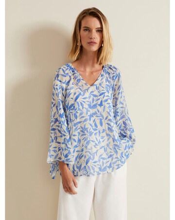 Phase Eight Simi Leaf Filcoupe Blouse