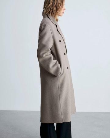 Mango Double Breasted Wool Coat
