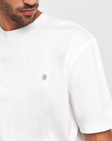 BOSS Short Sleeve BB Metallic Logo White T-shirt