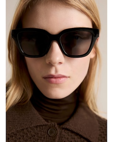 Mango Polo Neck Knitted Choco Jacket