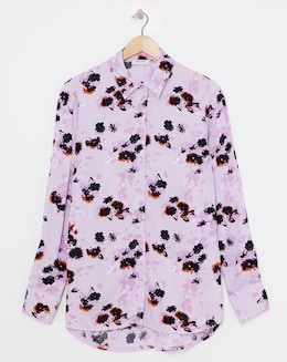 Dipped Back Viscose Shirt