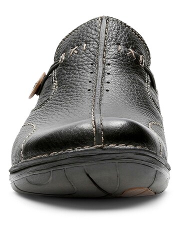 Clarks Un Loop Button Slip On Shoes Standard Fit