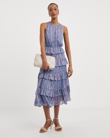 Whistles Tropical Leaves Paloma Dress