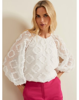 Phase Eight Shayla Textured Blouse
