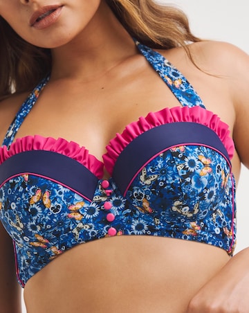 Joe Browns Butterfly Print Wired Bikini Top