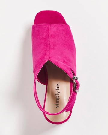 Goldie Scoop Front Shoe Boots Extra Wide EEE Fit