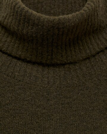 Mango Short Knitted Turtleneck Dress