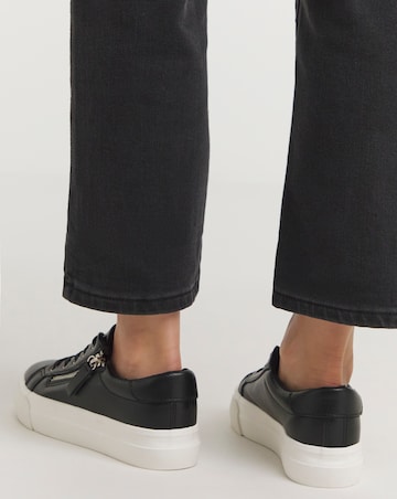 Kate Lace Up Zip Detail Chunky Trainers - Extra Wide Fit (EEE)