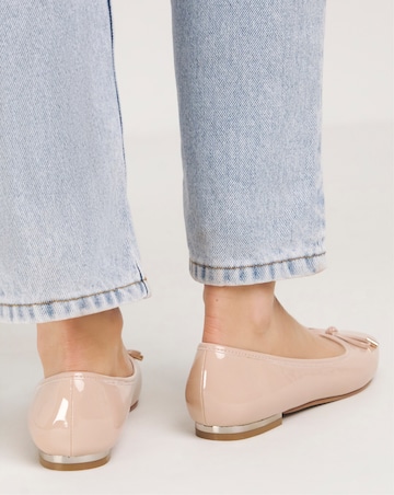 Eva Square Toe Ballerina Shoes Extra Wide EEE Fit Simply Comfort