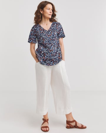 Julipa Pure Cotton V Neck T-Shirt