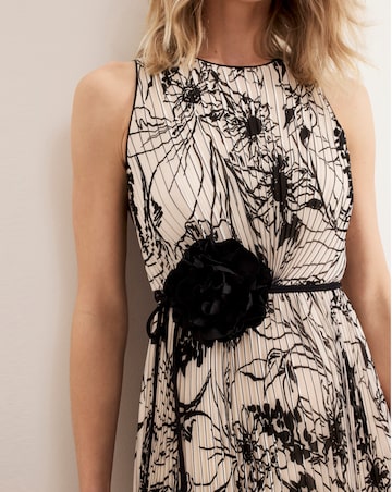 Phase Eight Sandra Printed Pleat Midi Dress
