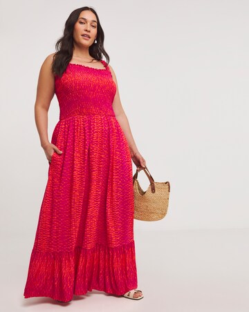 Joe Browns Polly Spot Jersey Maxi Dress