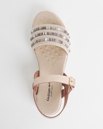 Cushion Walk Weave Sandals E Fit