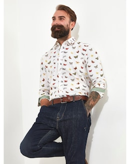 Joe Browns Brilliant Butterfly Shirt Long Length