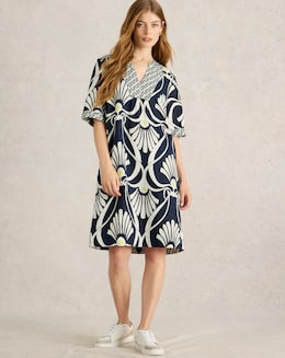 White Stuff Ash Linen Dress