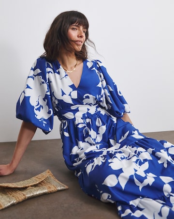 Joanna Hope Blouson Puff Sleeve Dress