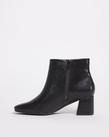Block Heeled Boot - Extra Wide Fit (EEE)