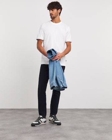 BOSS Short Sleeve White Tipped Cuff T-shirt