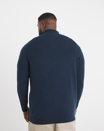 Navy Soft Touch 1/4 Zip Sweatshirt