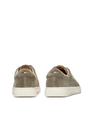BOSS Kieran Suede Trainer - Khaki