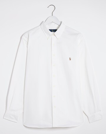 Polo Ralph Lauren White Classic Fit Long Sleeve Oxford Shirt