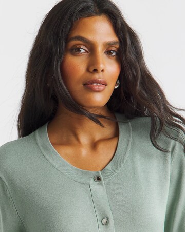 Mint Soft Touch Half Sleeve Cardigan