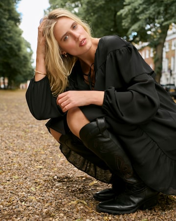 Tex Leather Over the Knee Western Boots - Extra Wide Fit (EEE) & Curvy Calf