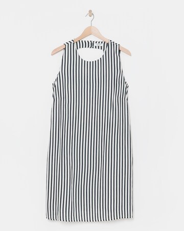 Printed Sleeveless Shift Dress