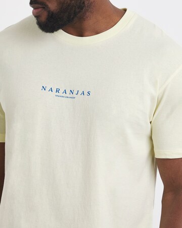 Jack & Jones Naranja Back Graphic T-Shirt - Yellow