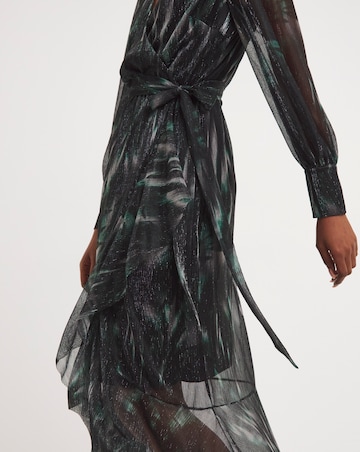Joanna Hope Printed Plisse Dress