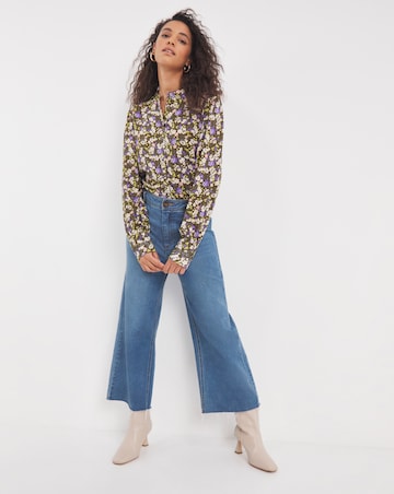 Y.A.S V-Neck Floral Print Blouse