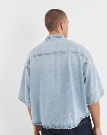 Calvin Klein Jeans Boxy Short Sleeve Denim Shirt