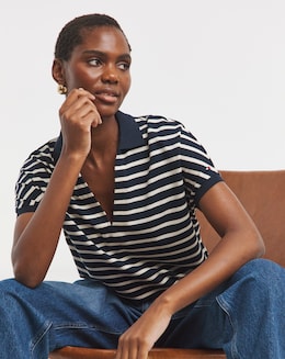 Tommy Hilfiger Open Neck Short Sleeve Polo