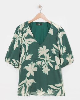 Joanna Hope Puff Sleeve Blouse