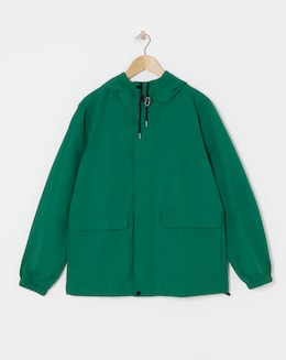 Hooded Lightweight Green Jacket