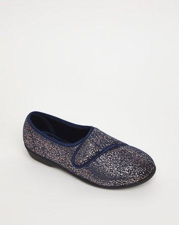 Jhulianna Touch and Close Slipper - Wide Fit (E)