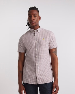 Lyle &amp; Scott Short Sleeve Gingham Shirt