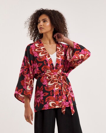 Ro&Zo Moroccan Rose Kimono