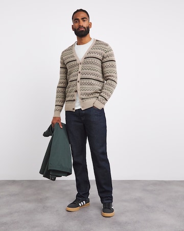 Neutral Fairisle Cardigan