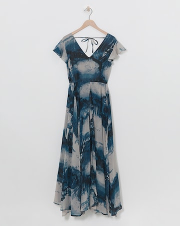 Religion Destiny Angel Sleeve Maxi Dress