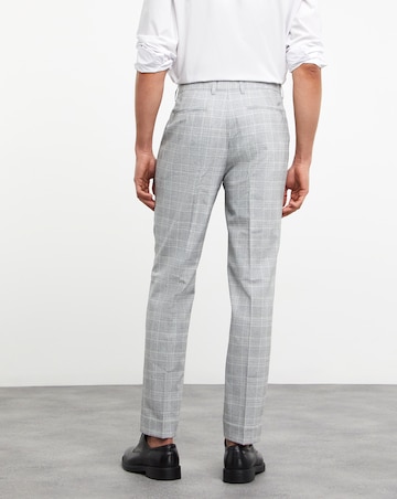 Jasper Light Grey Check Suit Trouser