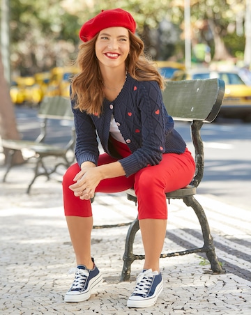 Joe Browns Heart Embroidered Cardigan